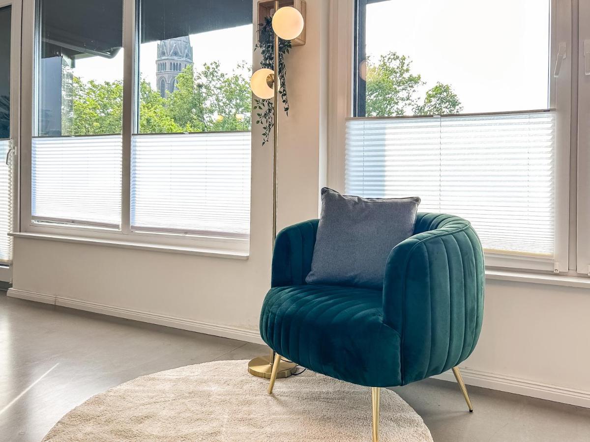 Design-Apartment - Bochum Zentrum - 2 Balkons - 118M2 - Netflix Exteriér fotografie