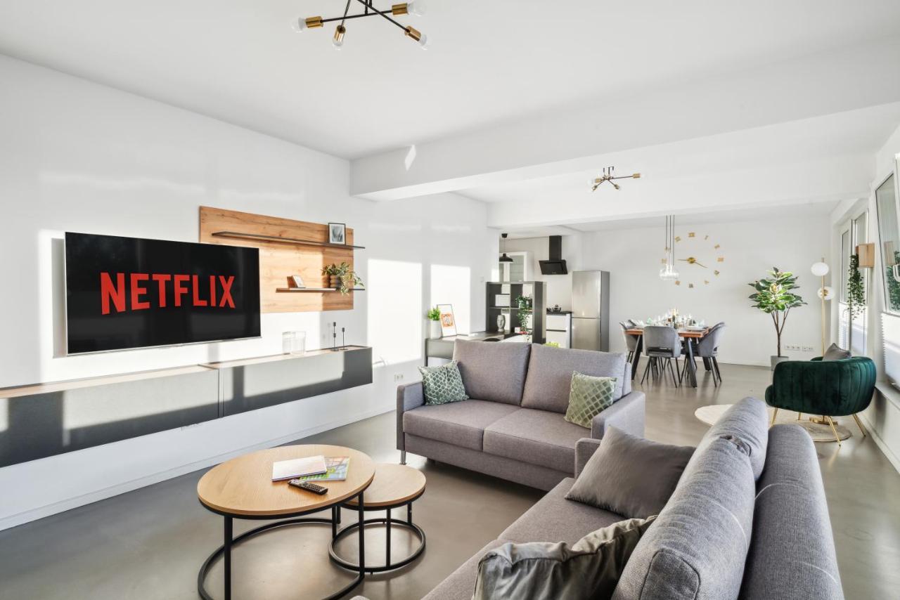 Design-Apartment - Bochum Zentrum - 2 Balkons - 118M2 - Netflix Exteriér fotografie