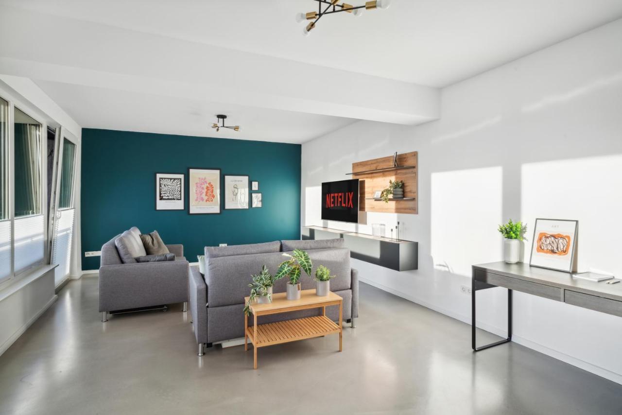 Design-Apartment - Bochum Zentrum - 2 Balkons - 118M2 - Netflix Exteriér fotografie